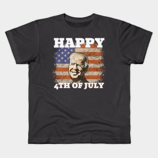 4th of July Shirts Biden Happy 4th of July Kids T-Shirt